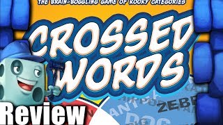 Crossed Words Review - with Tom Vasel