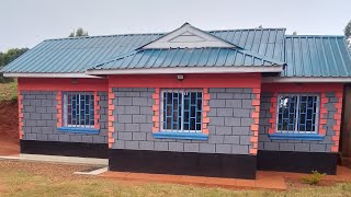 After painting and tilling this how my small semi permanent house looks like, please 🙏 subscribe