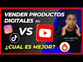 Como vender en hotmart tik tok vs youtube  cual es mejor 