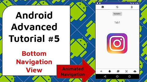 Bottom Navigation View  - Android Advanced Tutorial #5