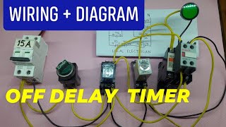 OFF DELAY CONTROL CIRCUIT | timer magnetic contactor | h3y relay | Philippines | Local Electrician