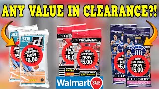 Any VALUE In CLEARANCE?! Opening Several Clearance Basketball Packs from Walmart!