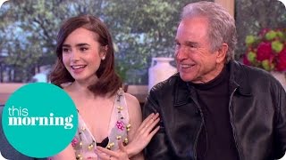 Lily Collins Spills Some Set Secrets About Warren Beatty's Directing Style | This Morning