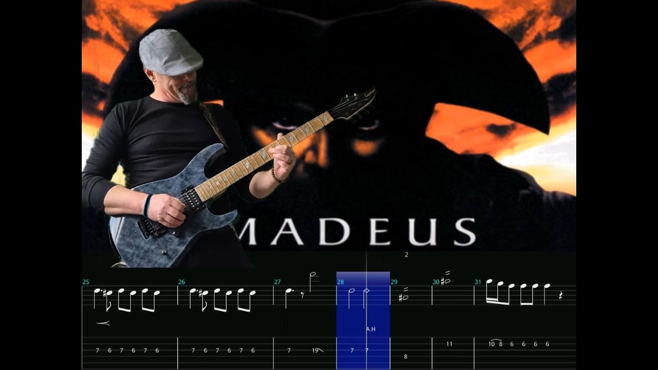 How To Play W.A Mozart - Symphony No 25 In G Minor, K 183 Metal Version With TAB