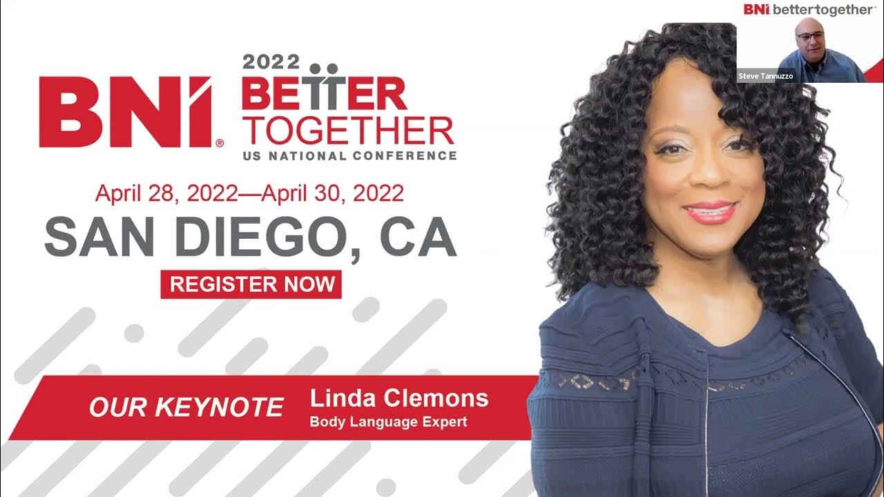 BNI Talks 2022 US National Conference Reveal YouTube
