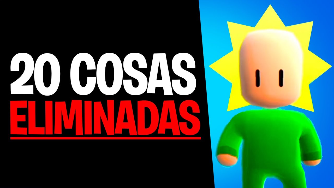 ELIMINARON estas cosas de STUMBLE GUYS...❌