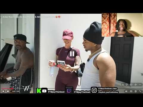 Amber Rose Came On DeenTheGreat & Adrien Broner Stream
