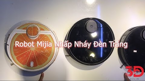Robot Hút Bụi Mijia Báo Đèn Trắng Nhấp Nháy