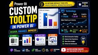 Power BI Custom Tooltip Tutorial | Show Tooltip on Specific Visuals Only 2026