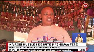 Nairobi CBD remained busy on Mashujaa Day