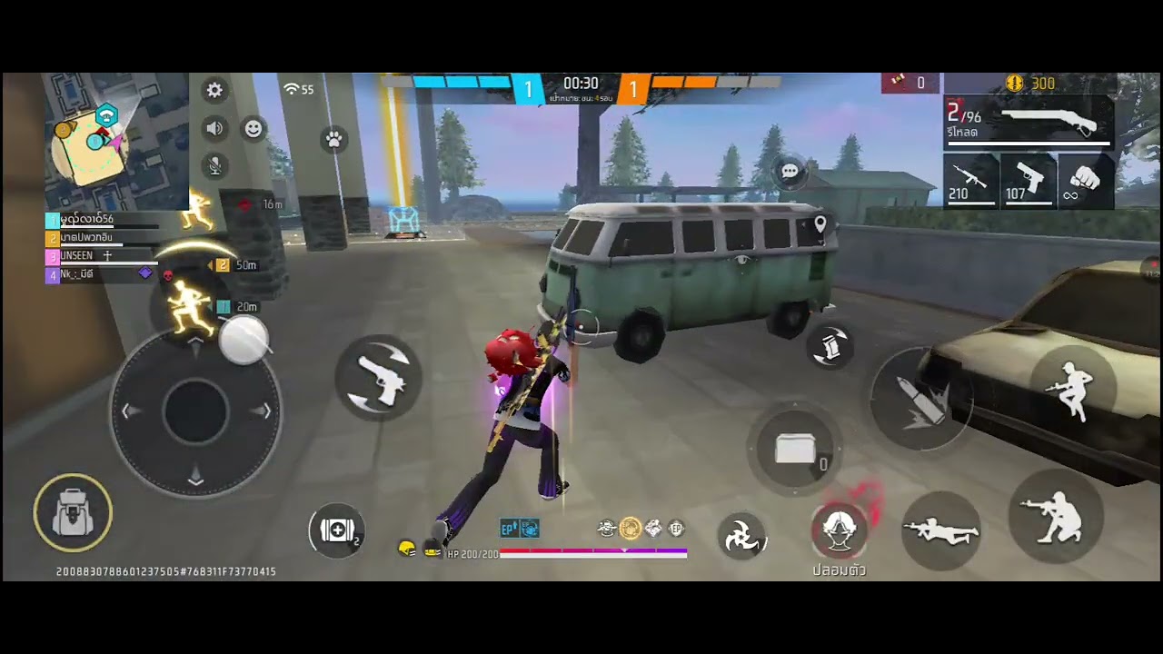 เล่น Free Fire ep ที่เท้าไรไม่รู้