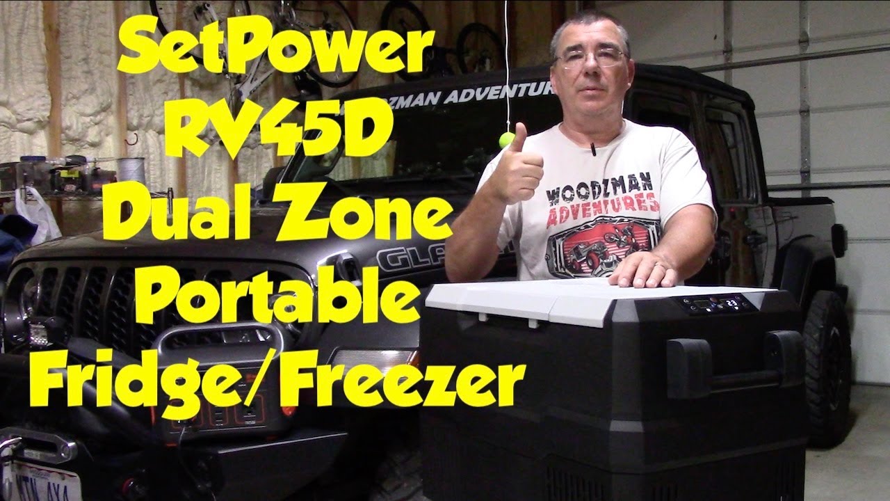 SetPower RV45D Dual Zone Portable Refridgerator Freezer Review Perfect Jeep Gladiator Overland