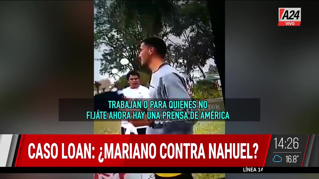 Nahuel Suárez respondió a las acusaciones del hermano de Loan con un mensaje contundente