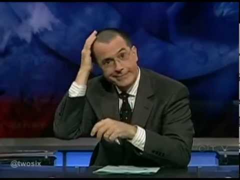 Stephen Colbert Shaved Head Video 11