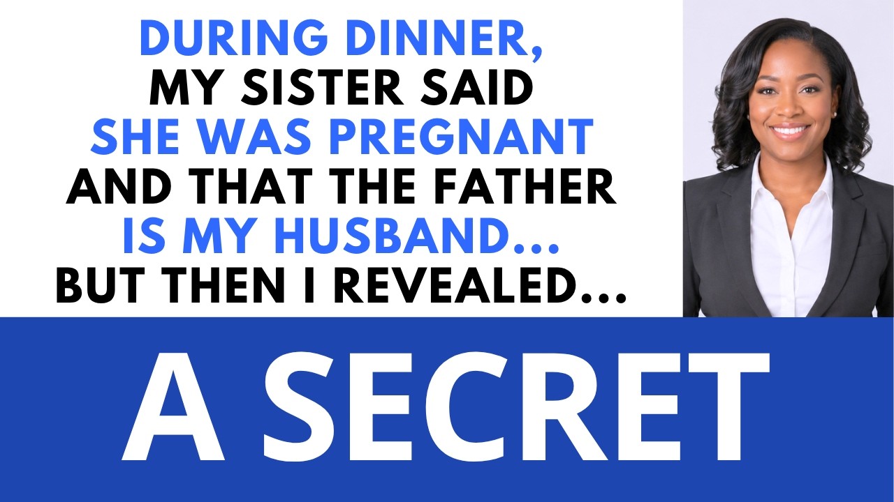 My sister stood at the head of my mahogany dining table, pressed a hand to her flat stomach, and announced she was carrying my husband's child. My mother rushed to comfort her while my father...