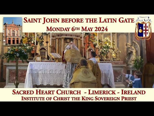 Monday 6th May 2024: Saint John before the Latin Gate class=