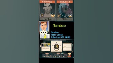 Flambae Really Called Robert an NPC 😂💀 Dispatch