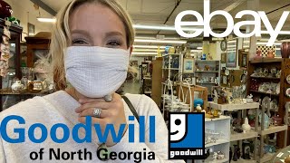 GOODWILL & ANTIQUE STORE SHOP ALONG with HAUL! Looking for items for my EBAY!