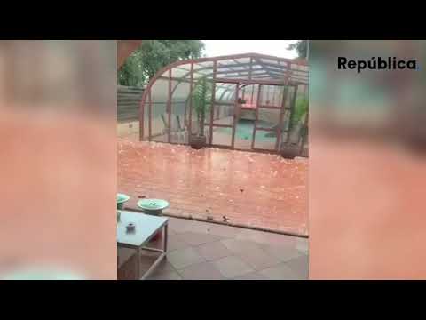 Tormenta de granizo en España deja un fallecido y daños materiales