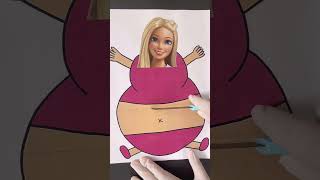 Barbie got so fat😱 #reallife #barbie #барби #shorts #youtubeshorts #short Resimi