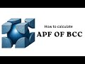 How to Calculate Atomic Packing Factor of Base Centered Cubic (BCC) Crystal Structure?