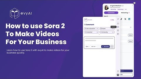 evyAI x Sora 2 Tutorial | How to Create AI Videos for Your Business