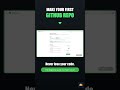 Make Your First GitHub Repo (Beginner Demo) #shorts