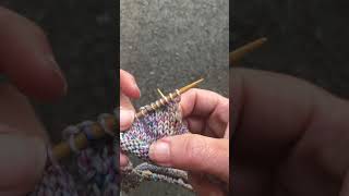 Purl row without turning work - stockinette