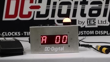 Quality Control, Pharmaceutical Inspection, 3-Segment Countdown Timers - DC-10T-DN-Term-S-Sens-TFS