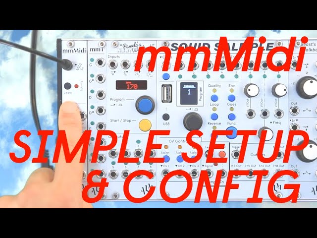 ALM023 - mmMidi - How to set up Midi Clock sync to Pam - YouTube