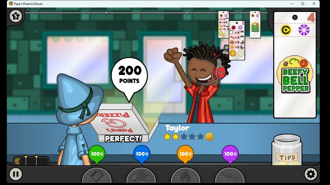 Papa's Pizzeria Deluxe: Day 256 - YouTube