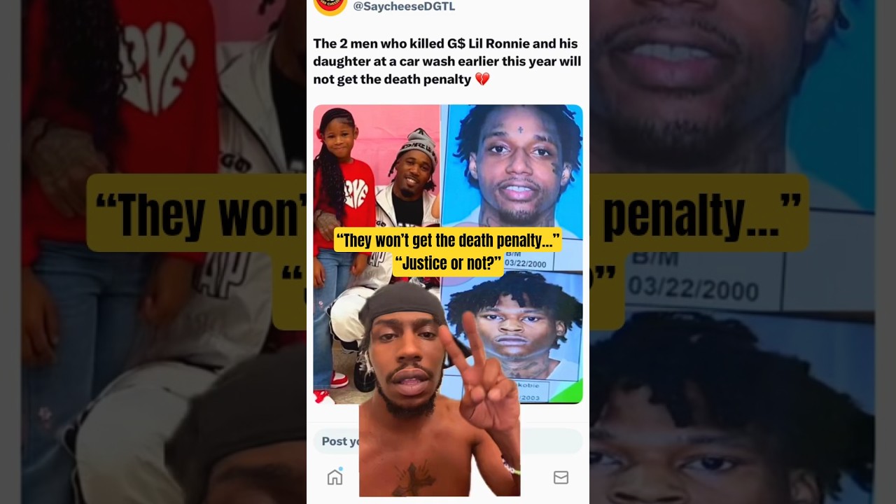 Двое мужчин, лишивших жизни Лил Ронни и его дочь, не будут приговорены к смертной казни