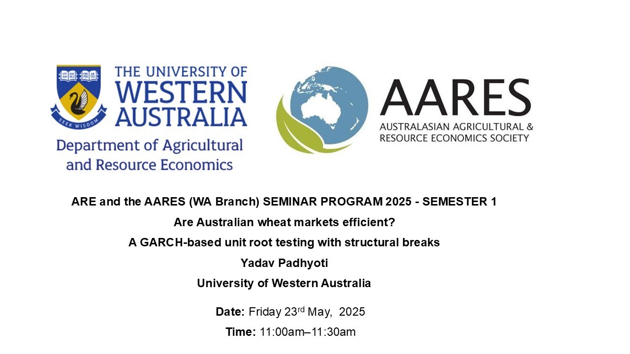 Are Australian wheat markets efficient?