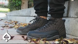 jordan 12 winter on feet