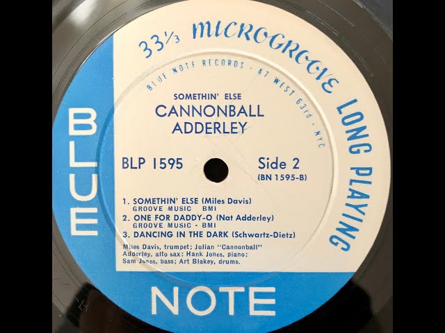 Cannonball Adderley / Somethin' Else / BLP 1595 B - YouTube