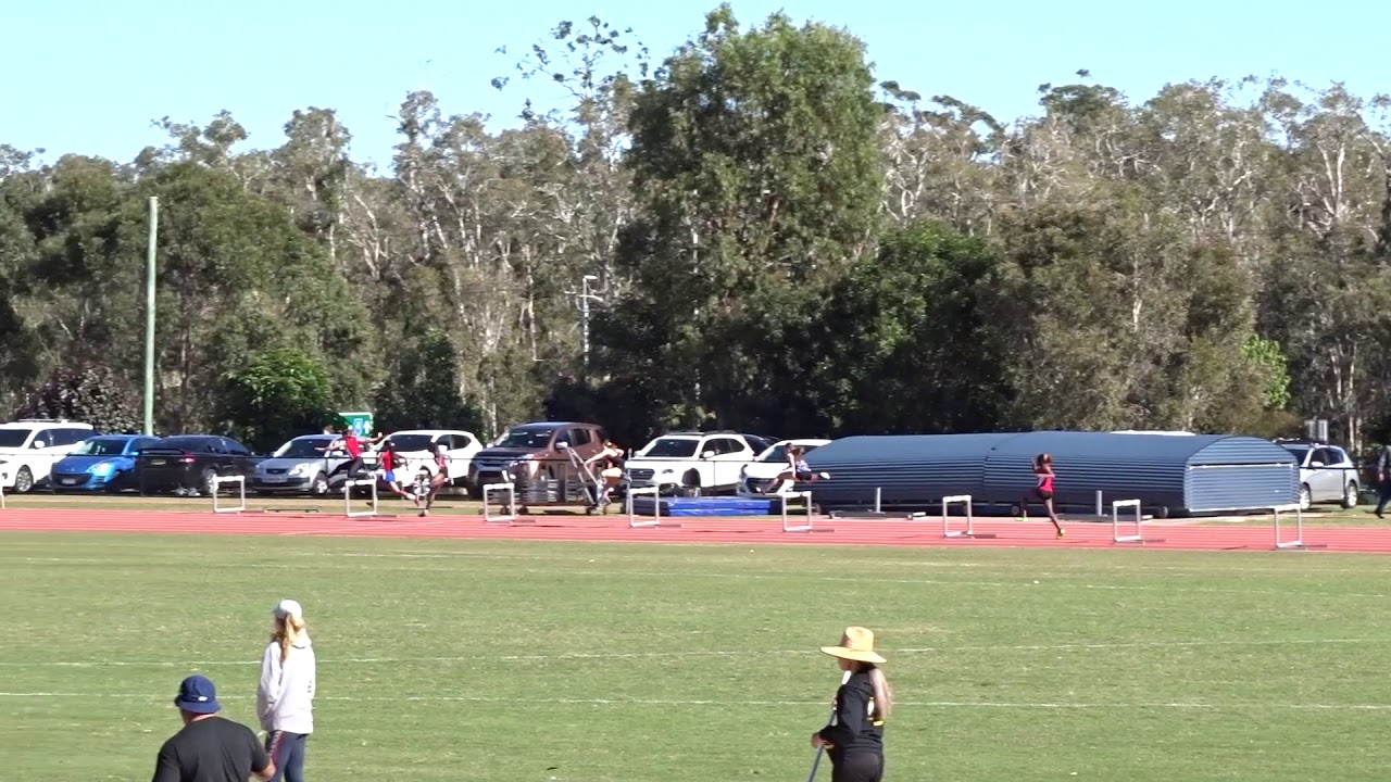300m Hurdles 18-19yrs Women Final, Down Under Championships, Gold Coast 14/07/2019