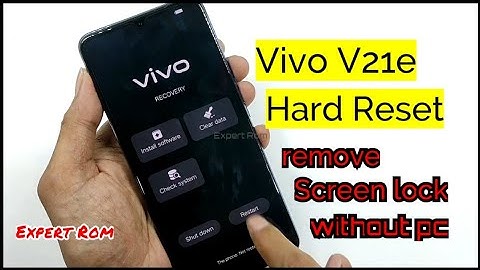 Vivo V21e V2061 Hard Reset Remove Screen Lock | Vivo V21e Factory Reset Without Pc