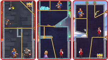 King Pin: Puzzle Quest All Levels 101-110 Game Walkthrough | King Pin Puzzle Game Answers