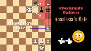 Checkmate Pattern YOU MUST KNOW: Anastasia's Mate