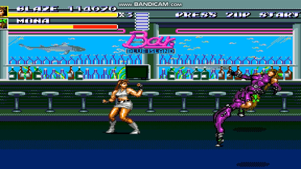 Streets of Rage 3 - Blaze Fielding Vs Mona & Lisa