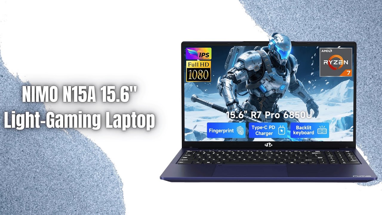 Обзор NIMO N15A | Ryzen 7 Pro 6850U + Radeon 680M = лучший бюджетный игровой ноутбук?
