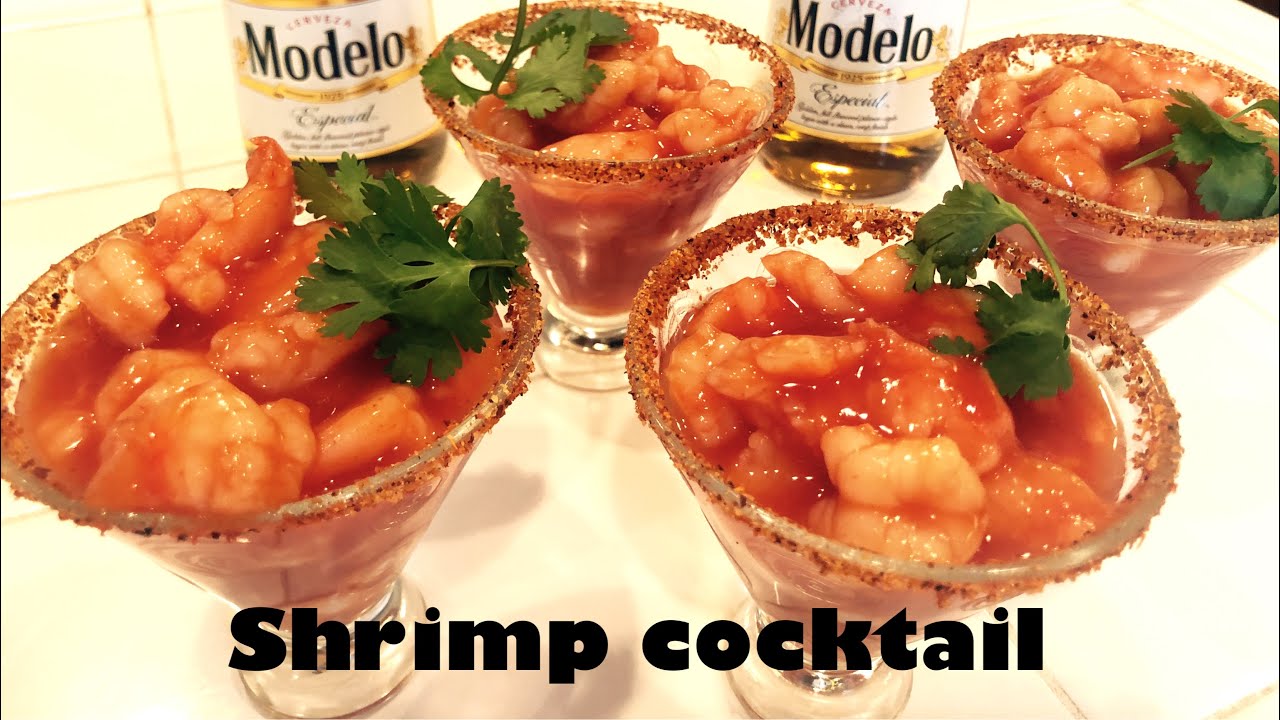 How to make shrimp cocktail Clamato juice & Hienz Ketchup YouTube