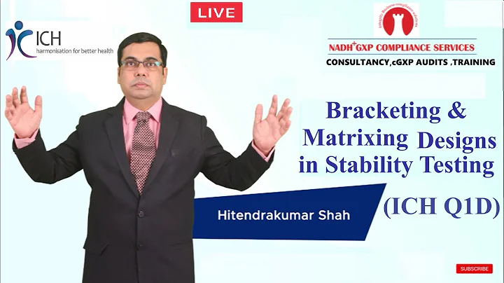 Bracketing and Matrixing Designs in #stability Testing (ICHQ1D)