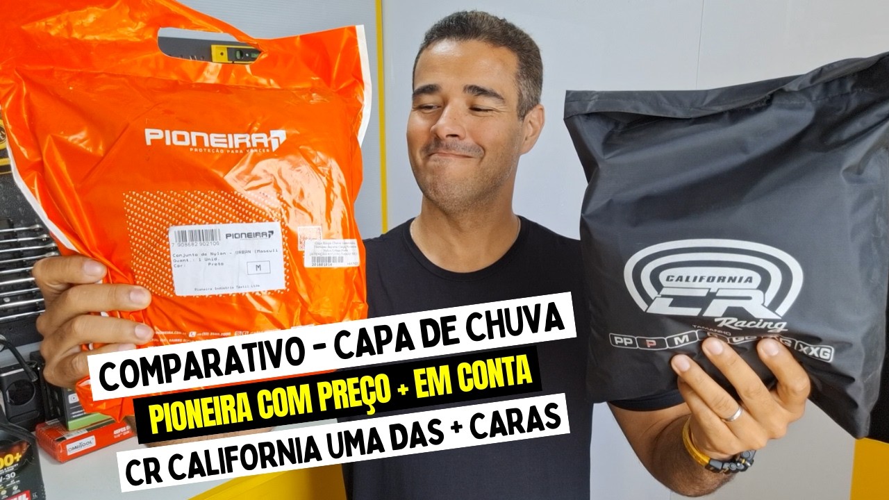 CAPA DE CHUVA NYLON: PIONEIRA OU CR CALIFORNIA?