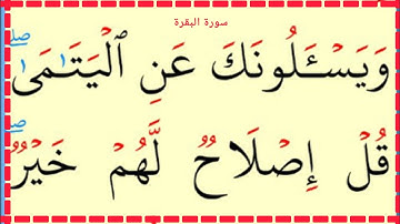 تعلم القراءة والكتابة سورة البقرة آية 216