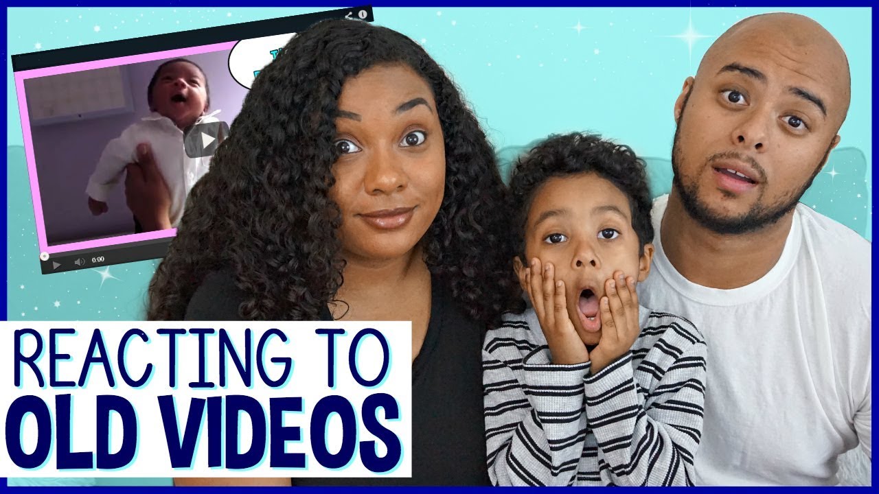 REACTING TO OUR OLD VIDEOS - YouTube