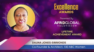 Dauna Jones-Simmonds Honoured At The Afroglobal Excellence Awards
