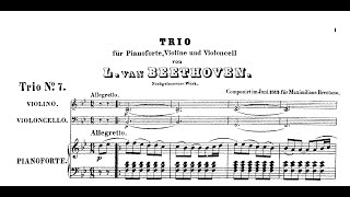 Allegretto for Piano Trio, WoO 39 - Ludwig van Beethoven
