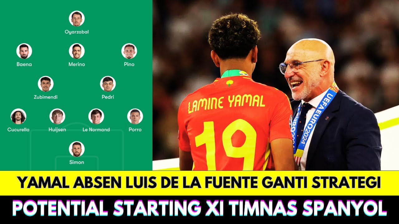 Luis de La Fuente Resmi Umumkan Skuad Terbaru Timnas Spanyol! Potential Starting XI Oktober 2025