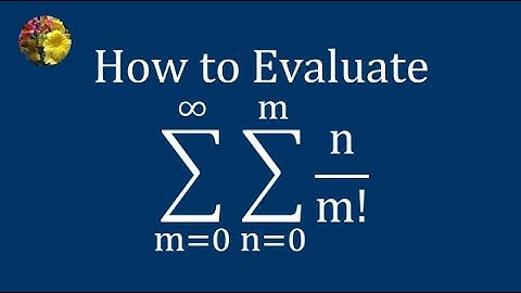 Computing the Required Sum Using Fundamental Techniques